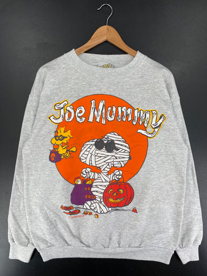 90's PEANUTS SNOOPY HALLOWEEN Made in USA Size XL Vintage Sweat-shirt / F3289S