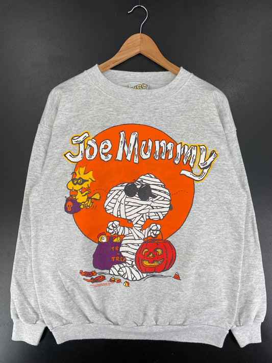 90's PEANUTS SNOOPY HALLOWEEN Made in USA Size XL Vintage Sweat-shirt / F3289S