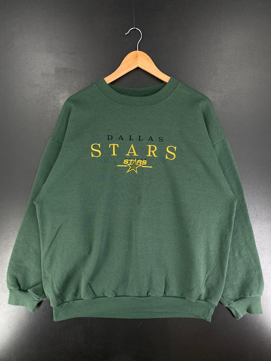 90's DALLAS STARS Size XL Vintage NFL Sweat-Shirt / F1002S