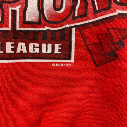(Approx.L) 1995 CINCINNATI REDS Vintage MLB Sweatshirt / A0986S