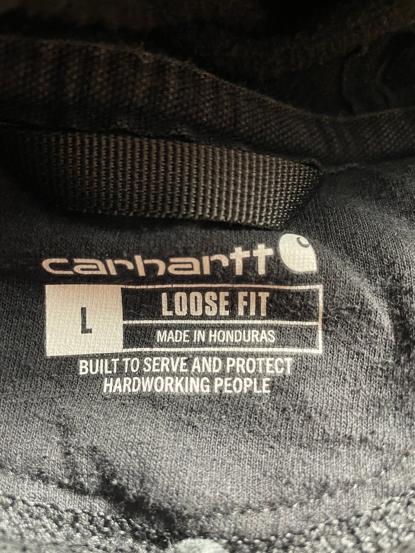 Vintage CARHARTT Size L Hoodie Sweat-Shirt / F4342S