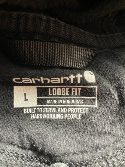 Vintage CARHARTT Size L Hoodie Sweat-Shirt / F4342S