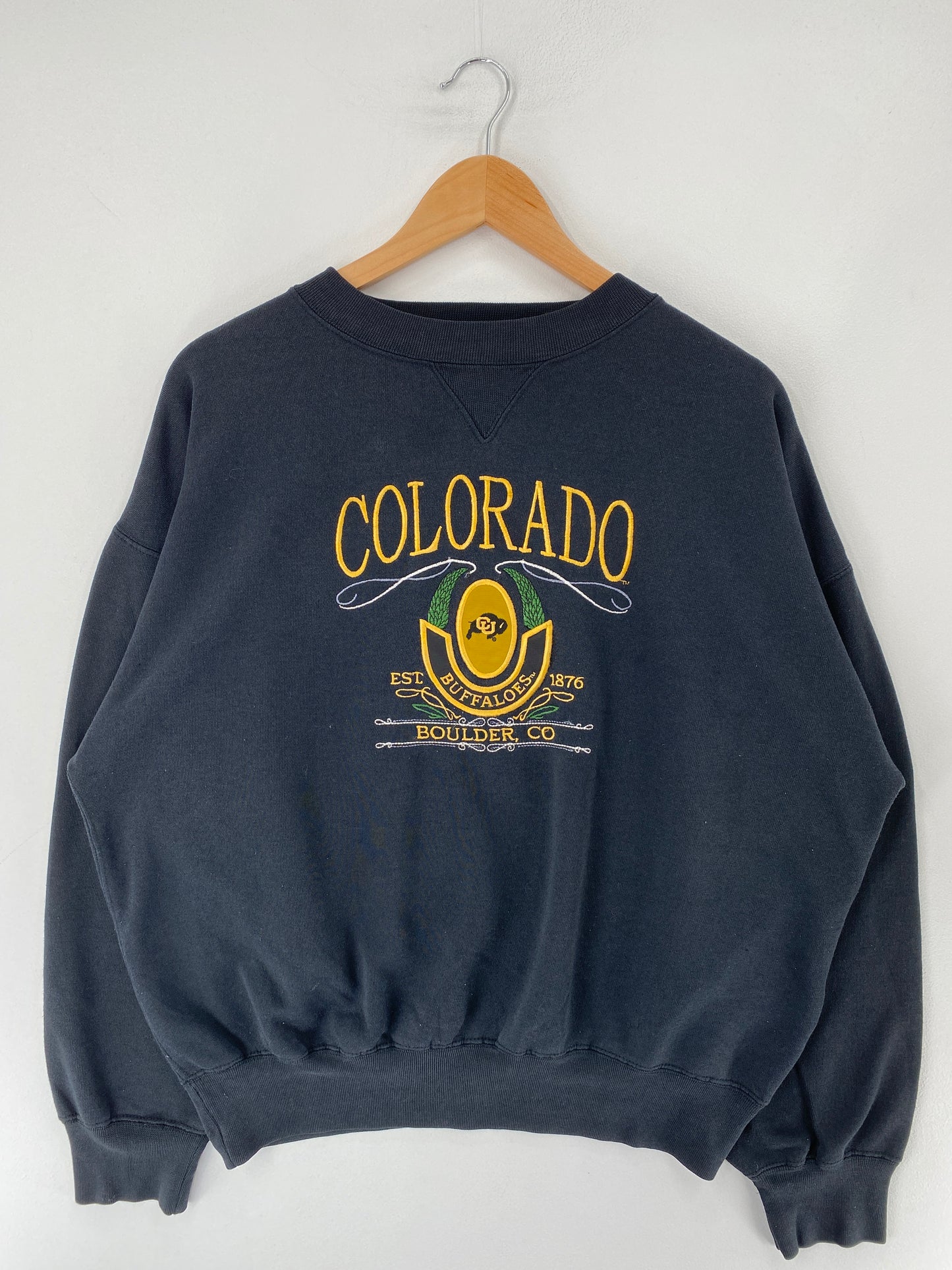 Vintage COLORADO BUFFALOES Size L College Sweat-Shirts / F1278S