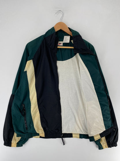 90's NIKE Size L Vintage Zip-up Nylon Jacket/ F3488N