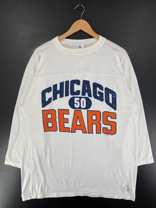90's CHICAGO BEARS Made in USA Size XL Vintage NFL T-Shirt / F9539T