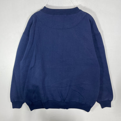 (XL) Vintage COLORBLOCK Sweatshirt Cardigan / A1517S