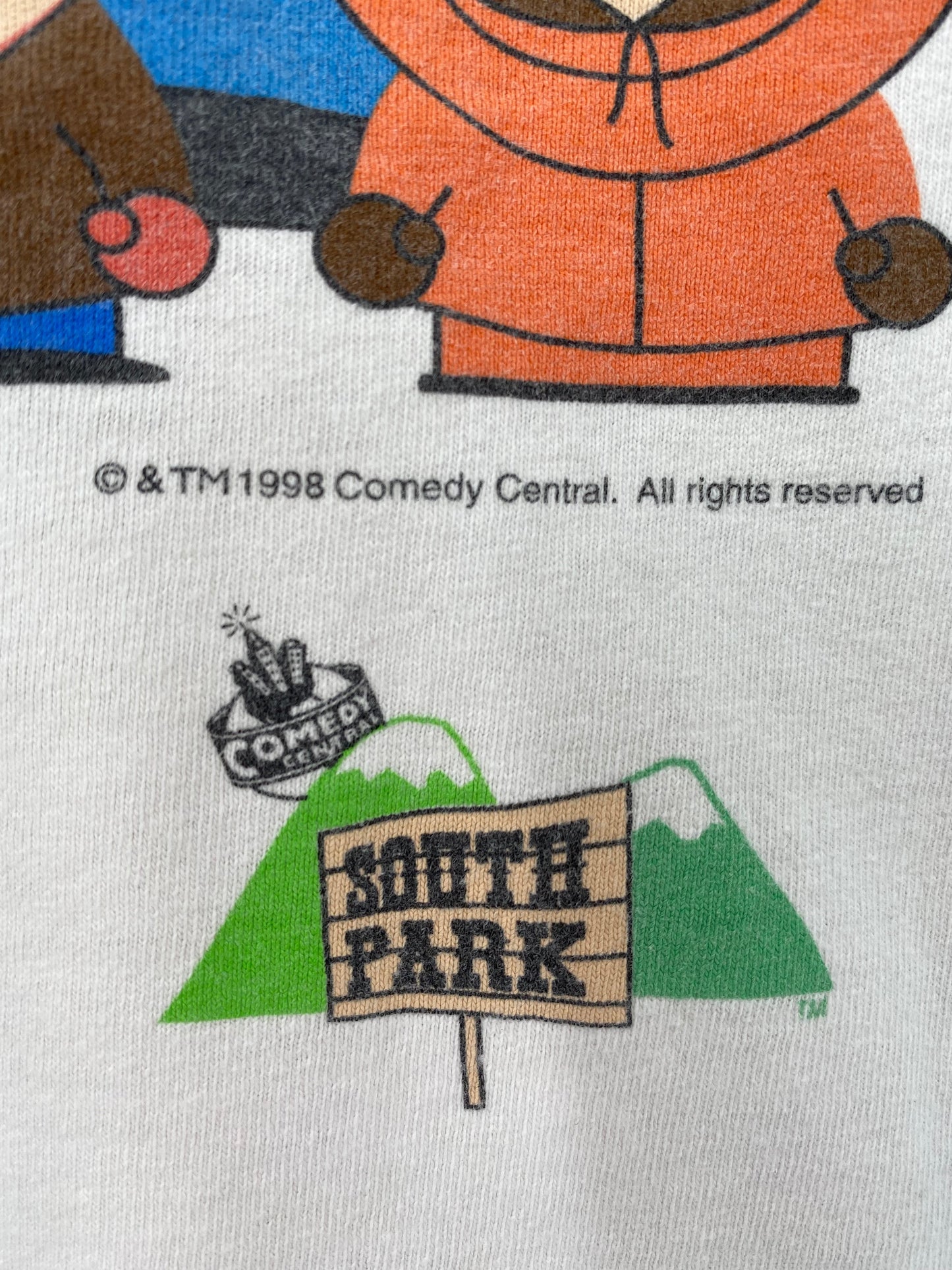 1998 SOUTH PARK Size XL Vintage T-Shirt / F637T