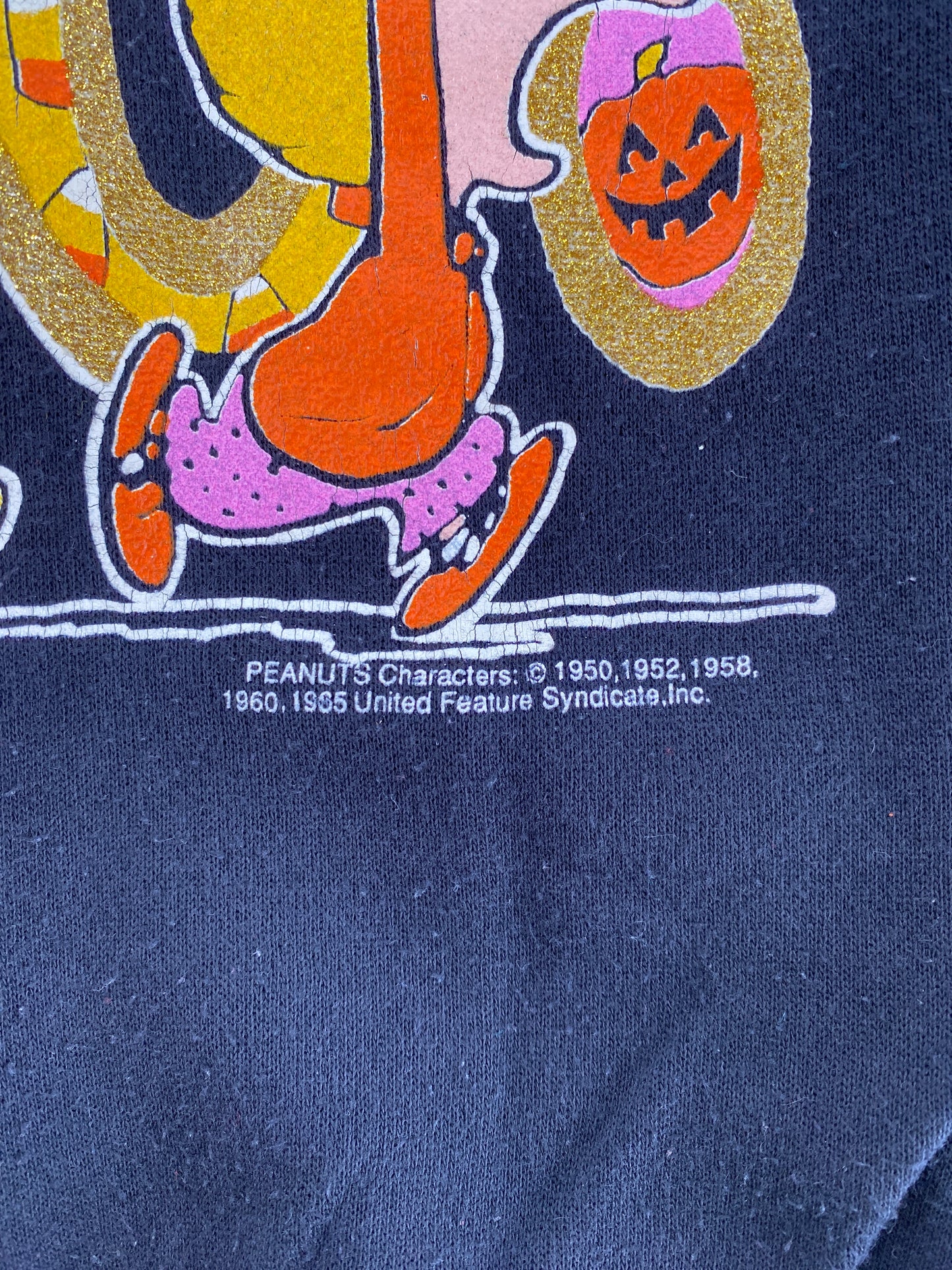 90's PEANUTS HALLOWEEN Made in USA Size XXL Vintage Sweat-shirt / F3283S