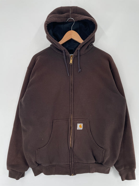 Vintage CARHARTT Size M Zip-up Hoodie Sweat-Shirt / F4338S
