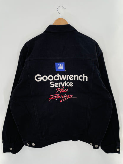 Vintage NASCAR WINSTON CUP x DALE EARNHARDT Size XXL Racing Denim Jacket / F4816J