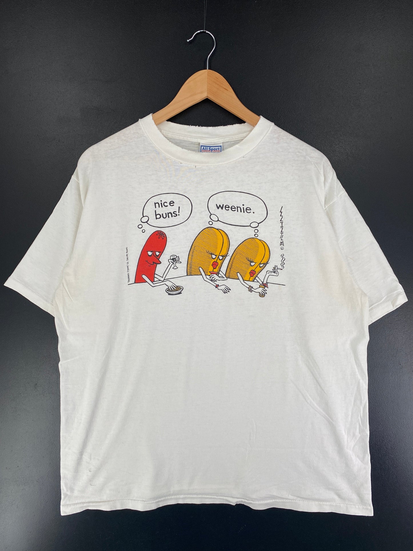 90's TREMMEL CARTOON Size XL Vintage T-Shirt / G2036T