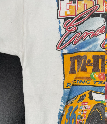 1999 NASCAR ERNIE IRVAN M&M'S Size No Tag (Approx.L) Vintage Racing T-shirt / F1945T