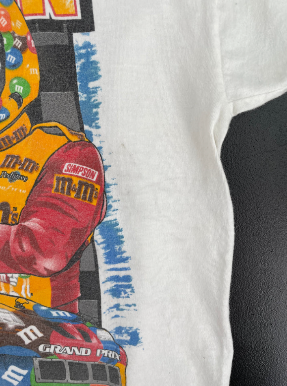 1999 NASCAR ERNIE IRVAN M&M'S Size No Tag (Approx.L) Vintage Racing T-shirt / F1945T