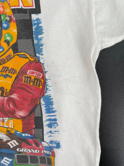 1999 NASCAR ERNIE IRVAN M&M'S Size No Tag (Approx.L) Vintage Racing T-shirt / F1945T