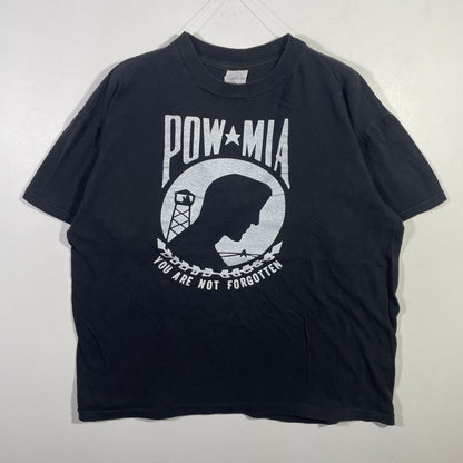 (L) 90's POW MIA Vintage T-Shirt / A0812T