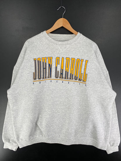 90's JOHN CARROLL UNIVERSITY Made in USA Size XXL Vintage College Sweat-shirt / F1387S
