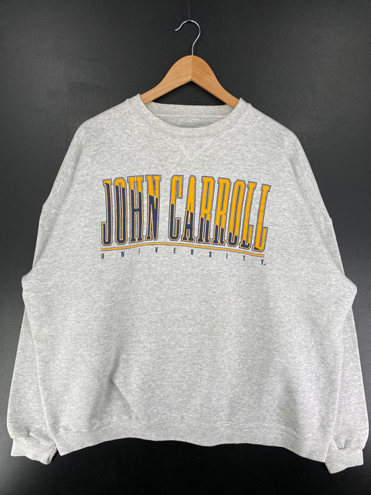 90's JOHN CARROLL UNIVERSITY Made in USA Size XXL Vintage College Sweat-shirt / F1387S