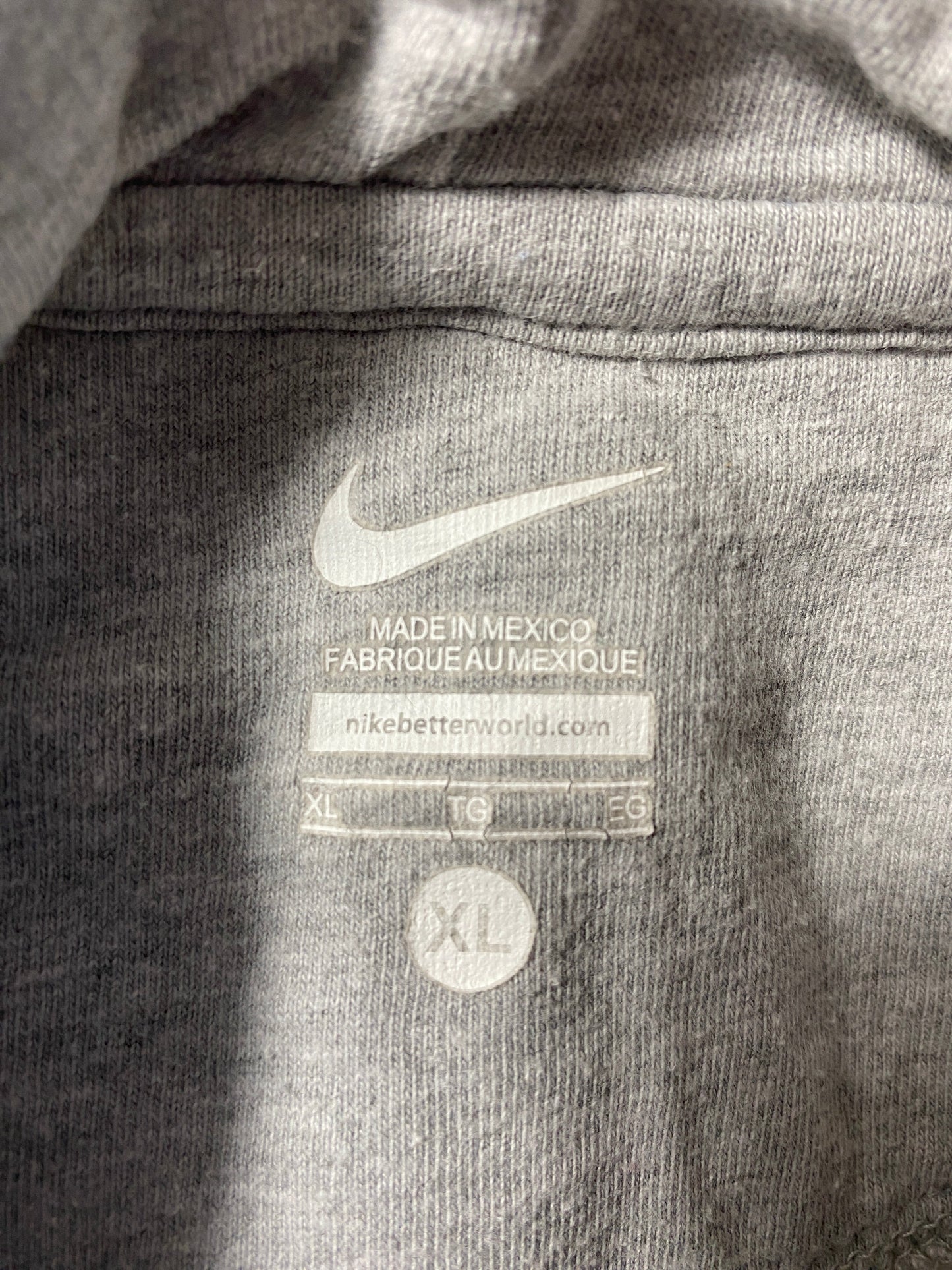 Vintage NIKE x WALDORF Size XL College Hoodie Sweat Shirt / G262S