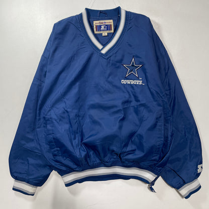 (L) Vintage STARTER x DALLAS COWBOYS NFL Nylon Jacket / A1409N