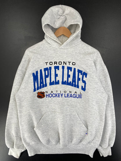 90's TORONTO MAPLE LEAFS Made in USA Size L Vintage NHL Hoodie Sweat-shirt / G1449S
