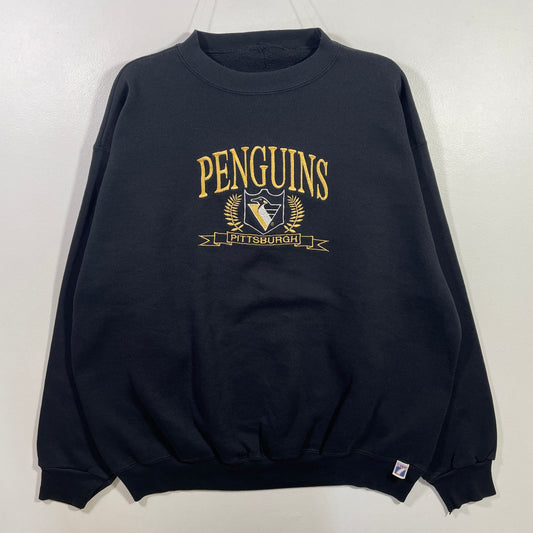 (Approx.XL) Vintage PITTSBURGH PENGUINS NHL Sweat-Shirt / A1017S