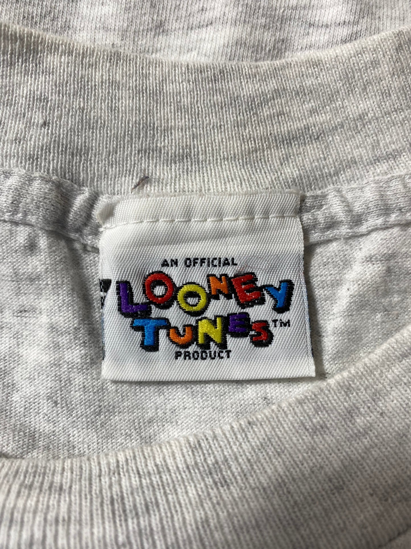 1996 LOONEY TUNES PENN STATE Size No tag (Approx.XXL) T-Shirt / F8000T