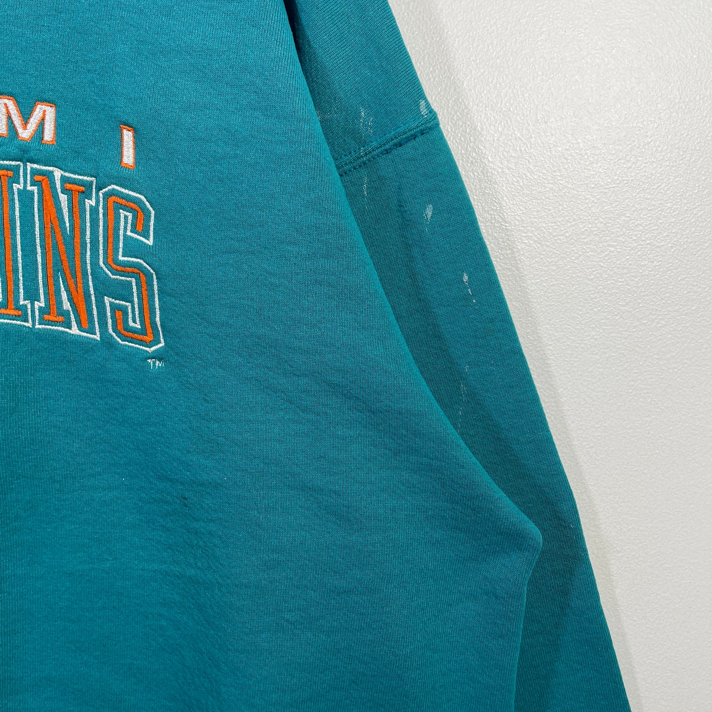 (XL) 90's MIAMI DOLPHINS Vintage NFL Sweatshirt/ A0828S