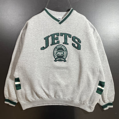 (XXL) 90’s NEW YORK JETS Vintage NFL Sweatshirt / A1154S