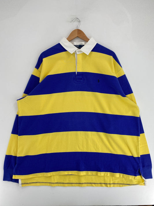 90's POLO RALPH LAUREN Size XXL Vintage Rugby-Shirt / G2880R