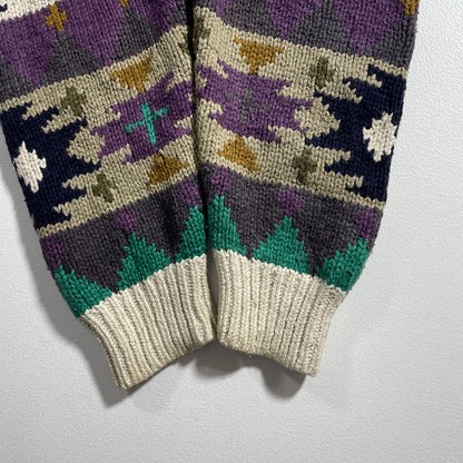 (L) Vintage SAKS FIFTH AVENUE Wool Knit Sweater / A1259K