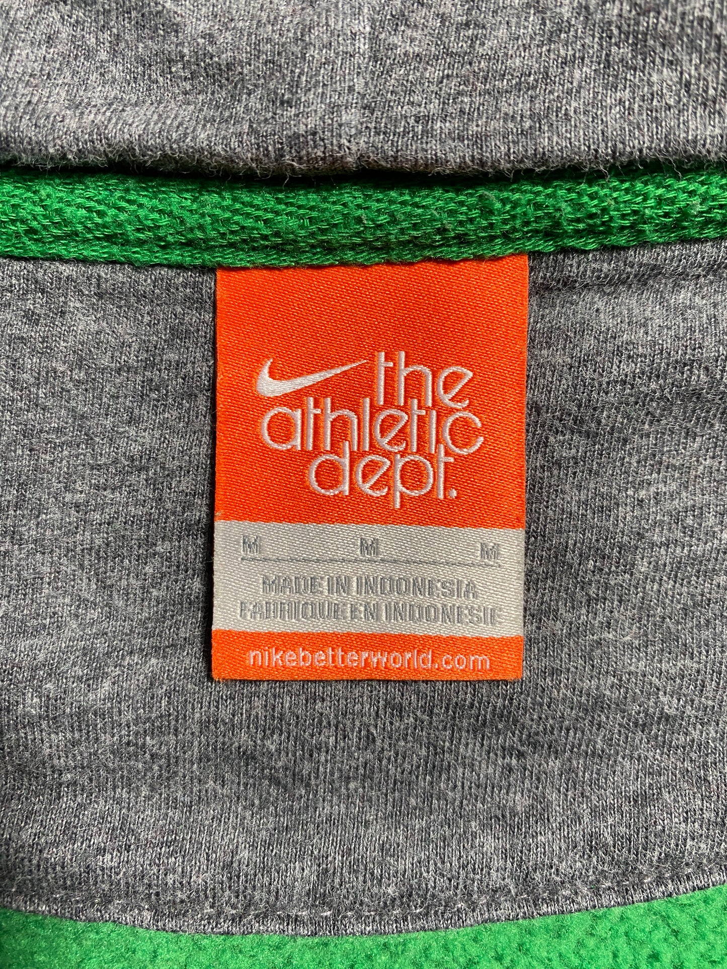 00' NIKE MINI SWOOSH Size M Vintage Hoodie Zip Up Sweat-shirt / G1445S