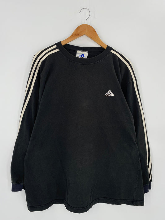 .90’s ADIDAS Size L Vintage Long Sleeve T-shirt / F473T