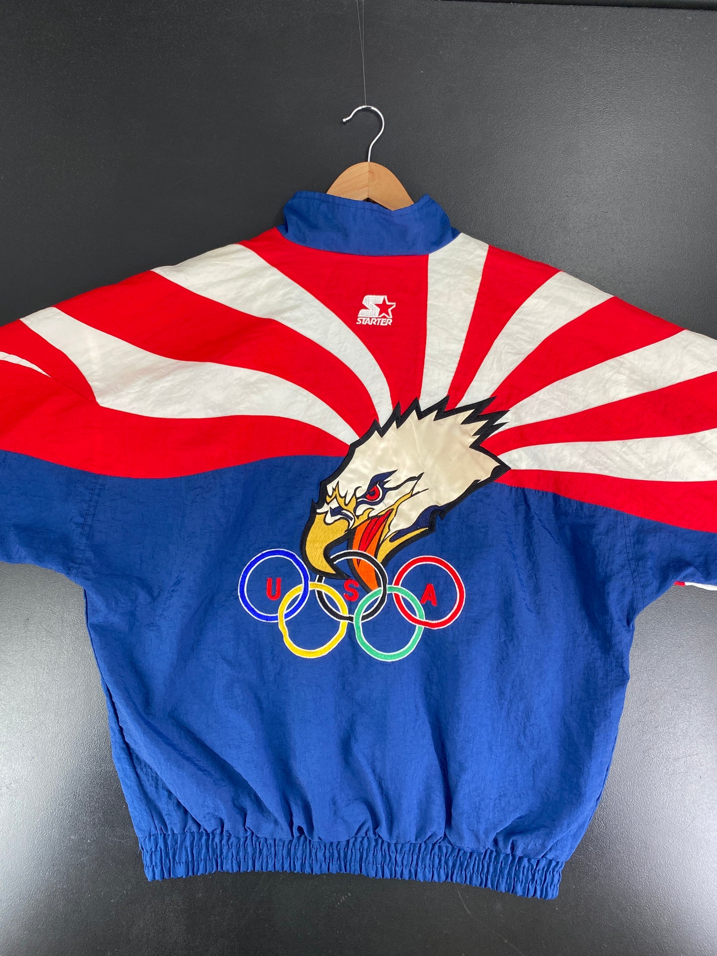 90’s STARTER x USA OLYMPIC Size L Nylon Jacket / F4520N