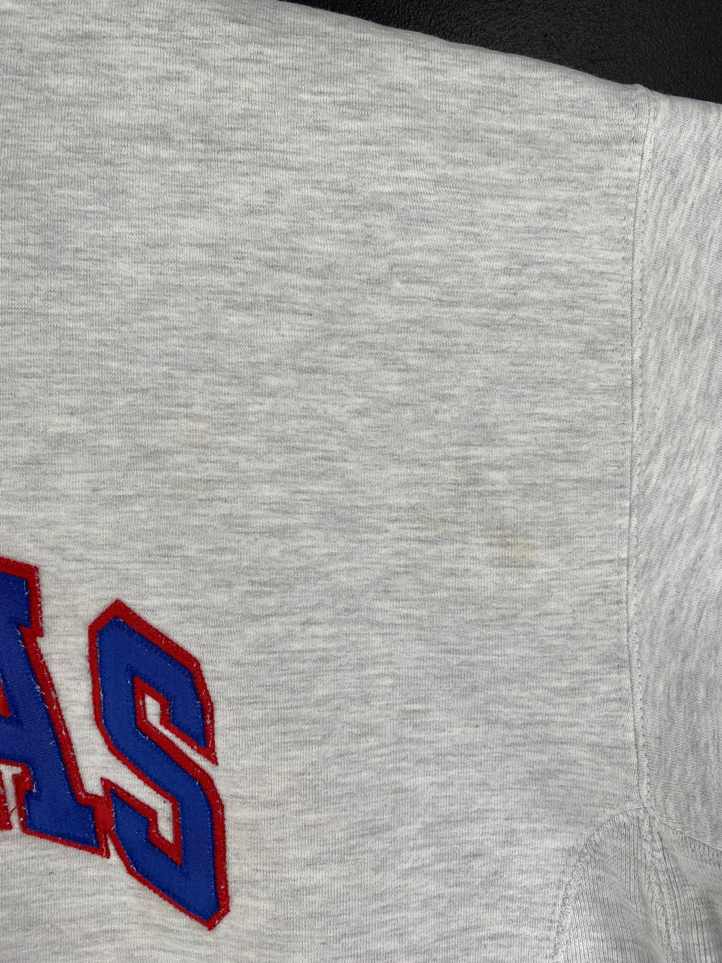 90's RUSSELL x KANSAS Made in USA Size L Vintage College Sweat-Shirt / G889S