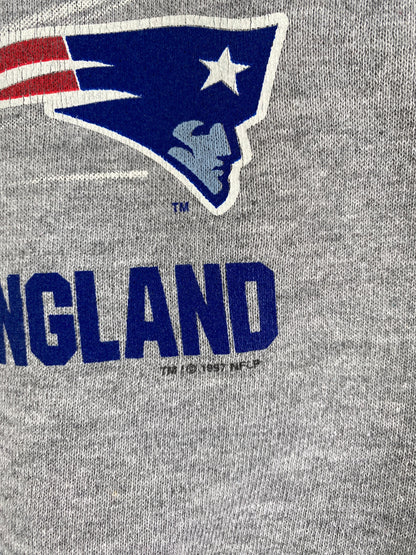 1997 PACKERS vs PATRIOTS Made in USA Size L Vintage NFL Sweat-Shirt / G5653S