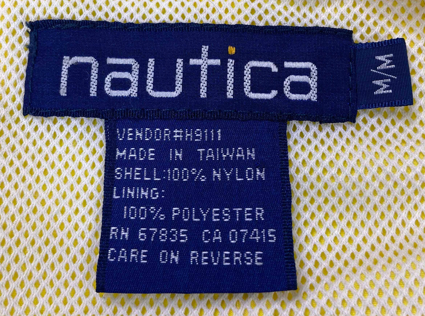 90's NAUTICA Size M Nylon Jacket / F280N