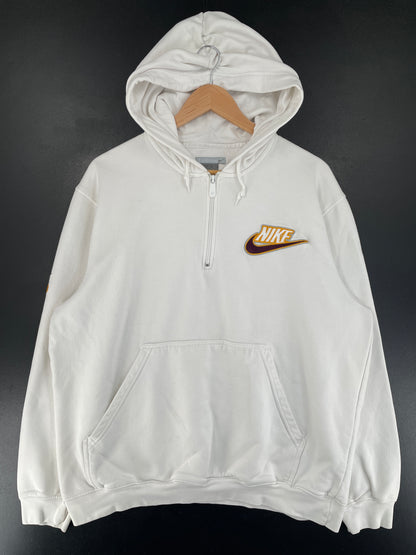 00' NIKE Size XL Vintage Hald-zip Hoodie Sweat-Shirt / F9675S