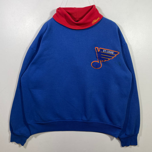 (L) 90's ST. LOUIS BLUES Vintage NHL Sweatshirt / A0998S