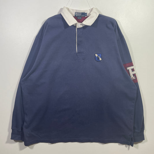 (XL) 90's POLO RALPH LAUREN Vintage Rugby shirt / A0888R