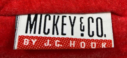 80's MICKEY MINNIE Padded Size No tag (Approx.XL) Reversible Vintage Sweat-Shirt / F5846S