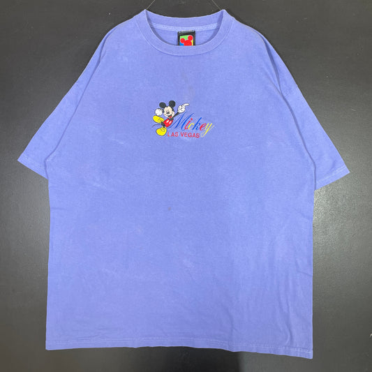 (XXL) 90’s DISNEY MICKEY LAS VEGAS T-Shirt / A0738T