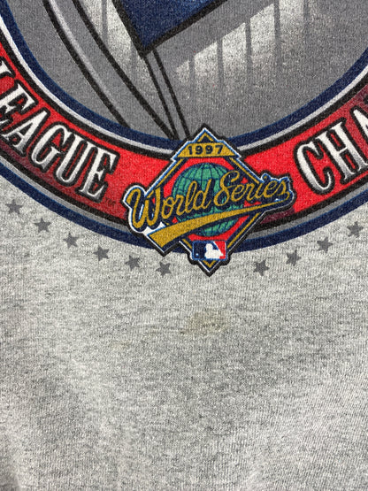 1997 AMERICAN LEAGUE Made in USA Size M Vintage MLB Sweat-shirt / F4082S