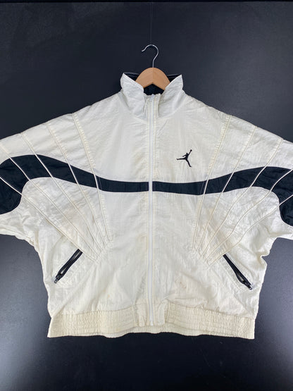 Vintage NIKE JORDAN Size No Tag Approx.XL Zip-up Nylon Jacket/ F3484N