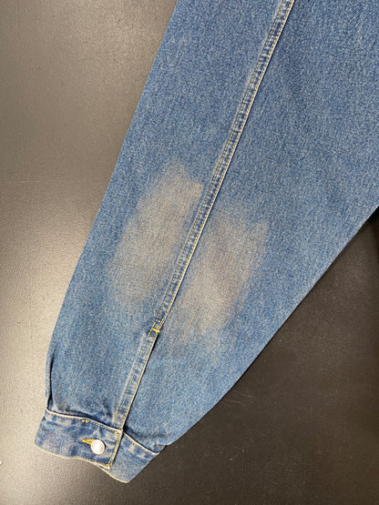 Vintage NBA TEAM Size No Tag (Approx.XXL) NBA Denim Jacket / F3201J