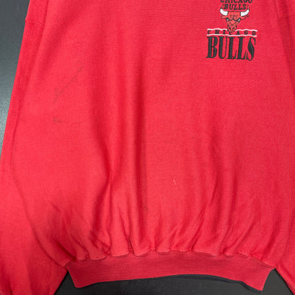 (Approx.L) 90’s CHICAGO BULLS Vintage NBA Sweatshirt / A1539S