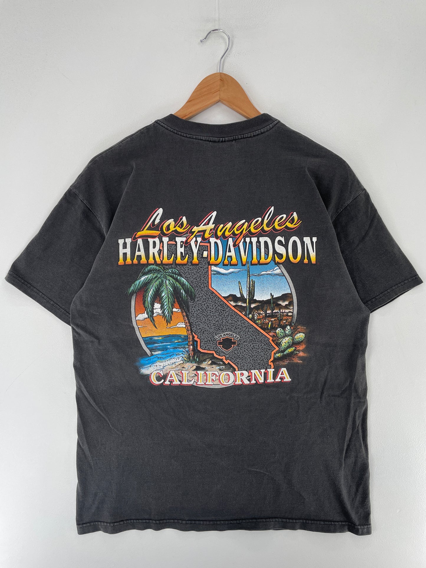 1999 HARLEY DAVIDSON Made in USA Size L Vintage T-shirt / F2866T