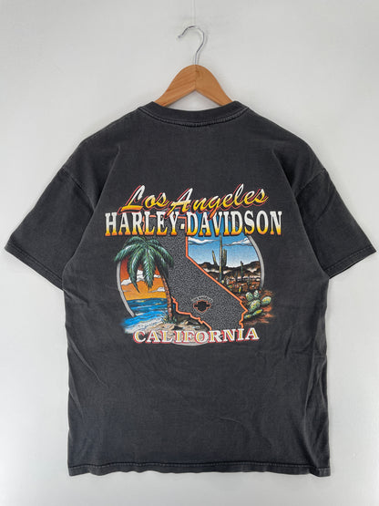 1999 HARLEY DAVIDSON Made in USA Size L Vintage T-shirt / F2866T