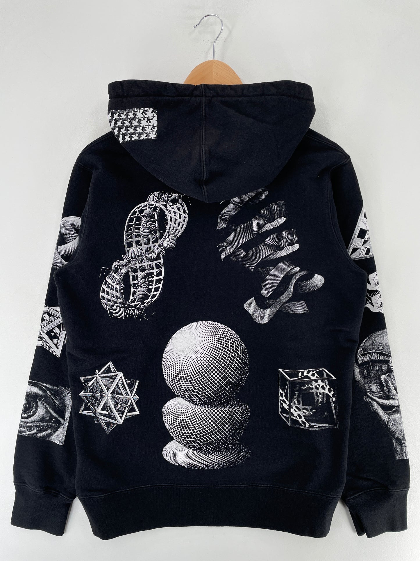 Vintage SUPREME x MC.Escher Size M Hoodie Sweat-shirt / F3322S