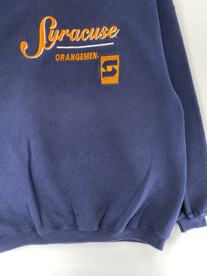 90's SYRACUSE Made in USA Size L Vintage College Sweat-Shirt / F5538S