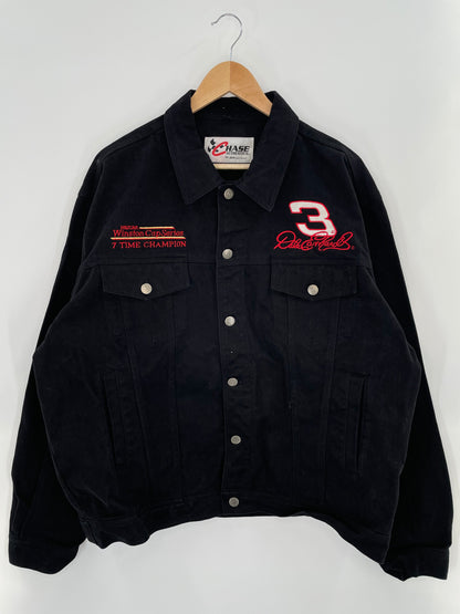 Vintage NASCAR WINSTON CUP x DALE EARNHARDT Size XXL Racing Denim Jacket / F4816J